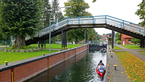 Eldeschleuse mit der Hühnerleiter